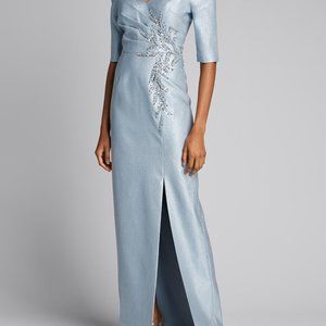 Teri Jon Light Blue Gown Size 6